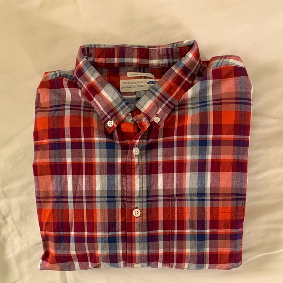Plaid Button Up Shirt - XXL - Old Navy - Picture 1 of 5